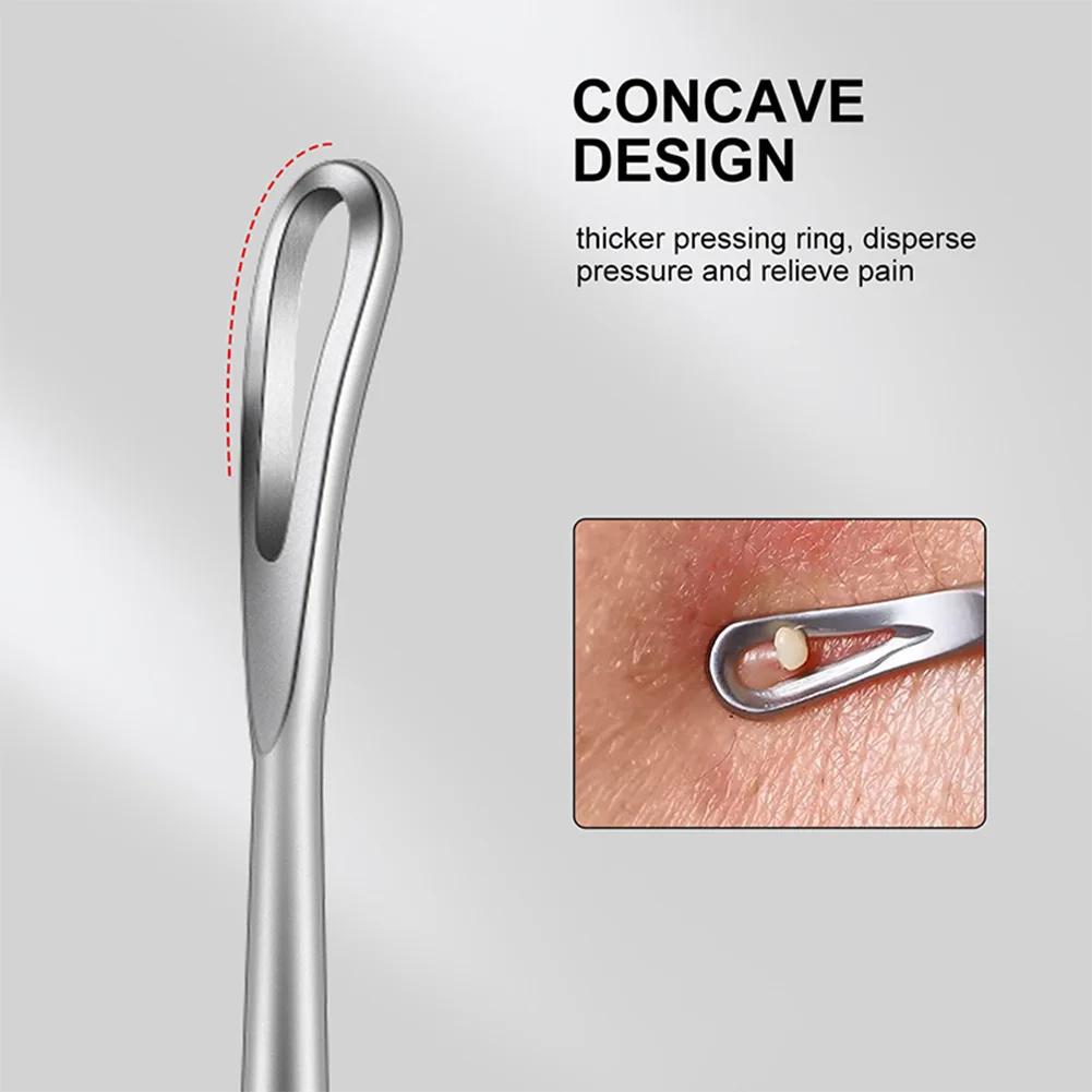 1pc Blackhead Remover Kit, Pimple Popper Acne Comedone Tool Set, Stainless Steel Extractor for Nose & Face Blemish