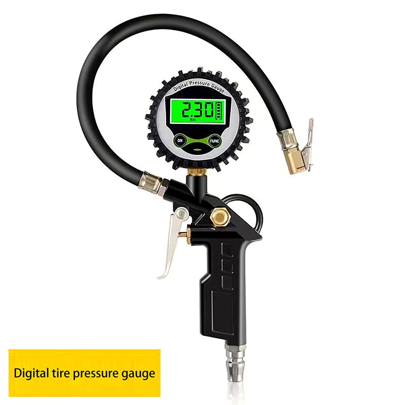 220Psi Auto Motorrad Multifunktionaler Reifenluftdruck-Überwachungsmessgerät Tester Luftkompressor Zifferblattmessgerät Aufpumppumpe Werkzeuge