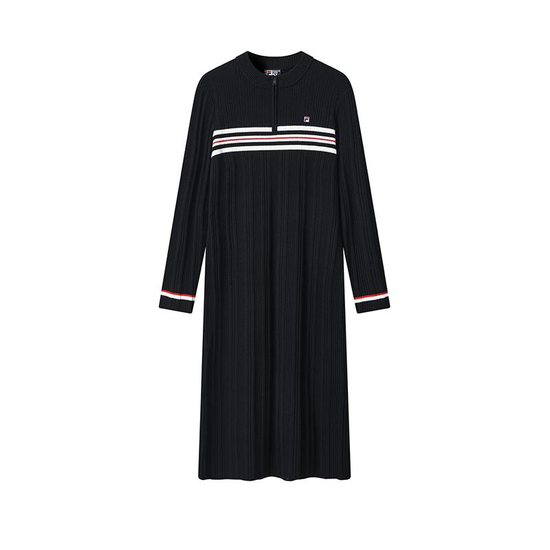 

New FILA HERITAGE Long Sleeved Dress Women s Legend Blue F11W548303FNV 170/88A/L