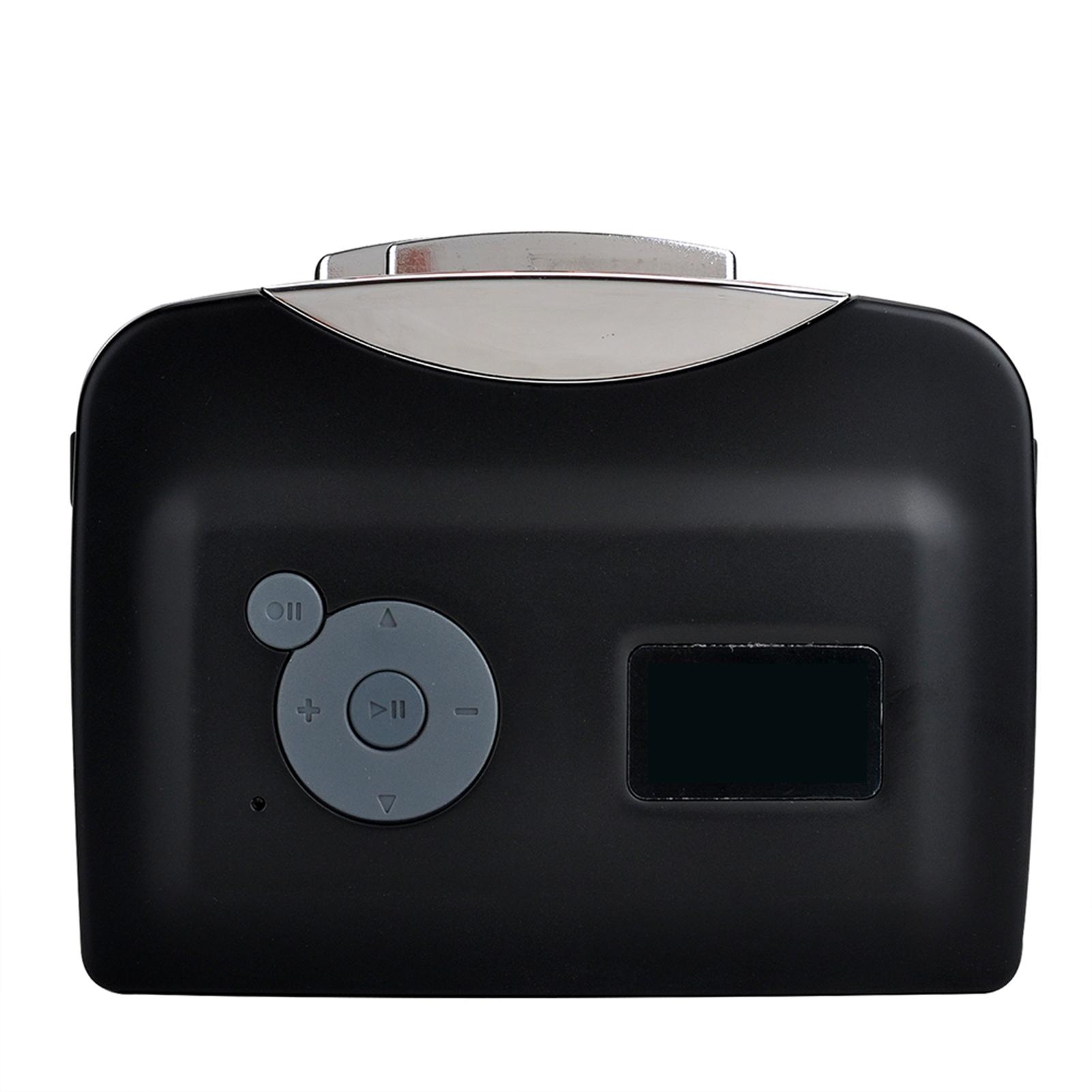 

Ezcap230 USB Cassette Player with Earphones Tape to MP3 Converter Portable Walkman Voice Recorder чёрный