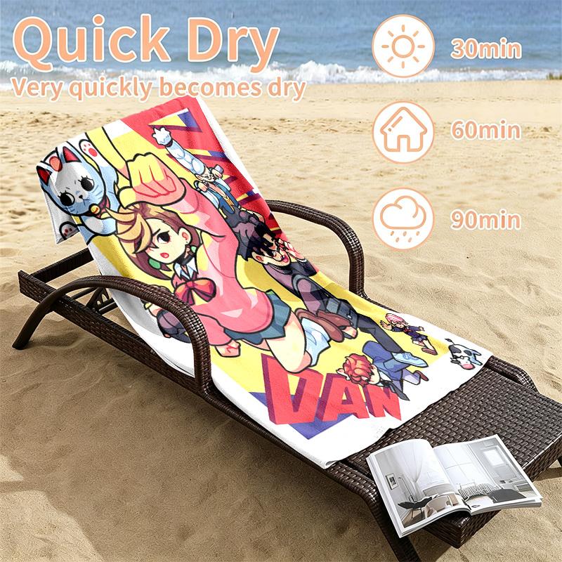Dandadan Beach towels also serve as bath towels summer essential a musthave for the outdoors the beach and the pool