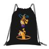 Custom CatDoges Drawstring Bags for Shopping Yoga Backpacks Men Women Surreal Humour Sports Gym Sackpack