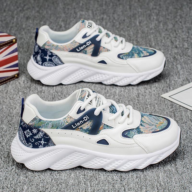 Wiosenne Nowe Buty Sportowe Wszechstronne Buty Męskie Gruba Podeszwa Buty Taty Męskie Buty Casualowe Modne Buty