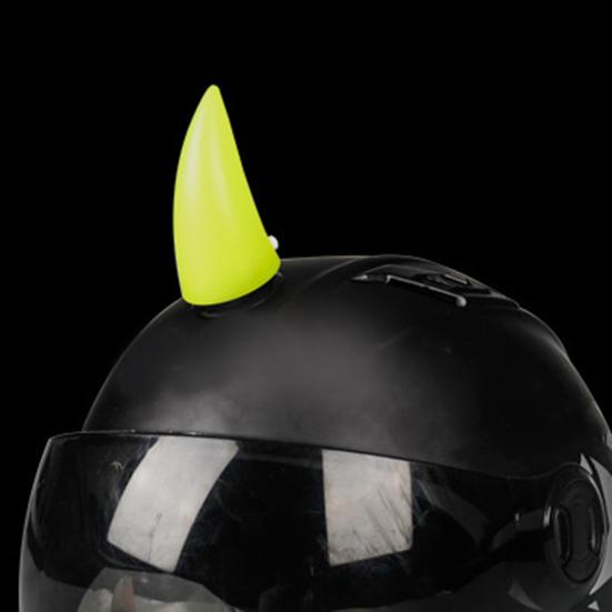 2Pcs Universal Glow Demons Horn Helmet Decoration for Night Riding Safety Personalized LED Helmet Lights USB Rechargeable Helmet Decoration
