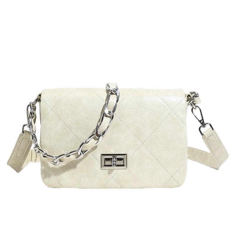 Commuter diamond summer trend small new high-end messenger bag bag chain portable girl small square bag