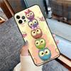 Cute Cartoon Owl Phone Case For iPhone 16 15 14 12 11 13 Pro Max 12 13 mini XR 15 16 Plus 16e Cover Shell