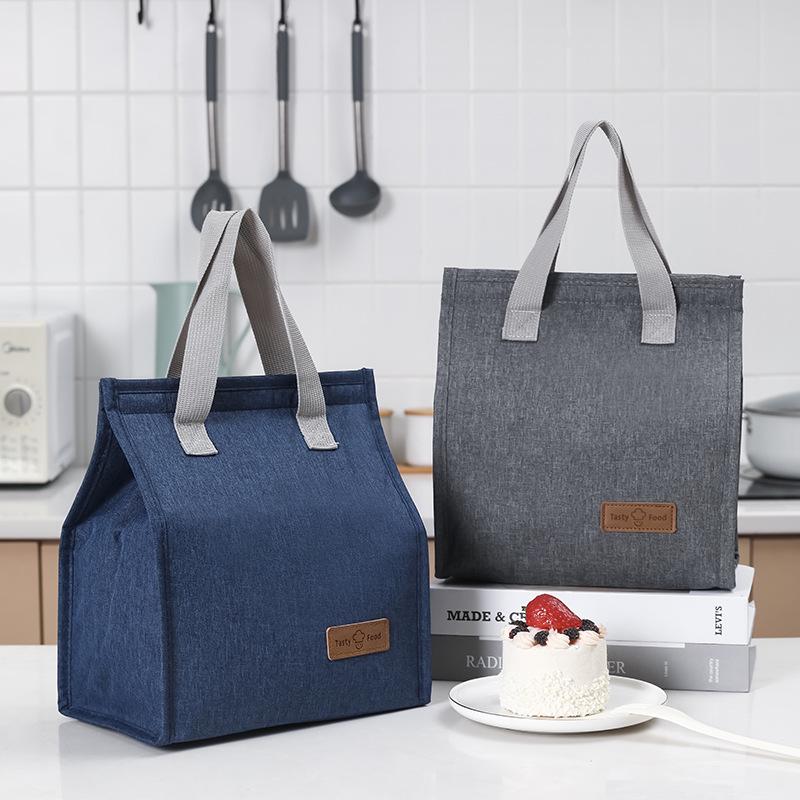 Runhui Insulated Oxford Cloth Lunch Bag - Student & Outdoor Bento Handbag