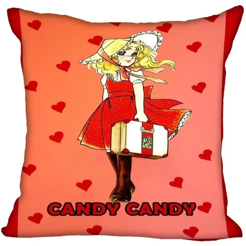 Candy Candy Polyester Cushion Cover Children's Room Decoration Pillow Case Living Room Chair Sofa Home Decoration 1007