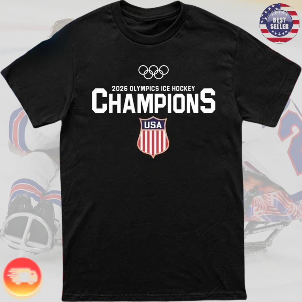 USA team ICE Hockey Champions TShirt XXXXL