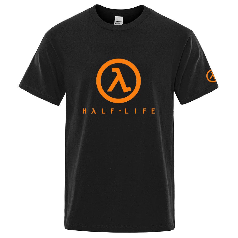 2025 Half Life Game 1998 Summer Unisexs Round Neck Casual Top Thin Cotton Short Sleeved New Trendy Breathable Tshirt