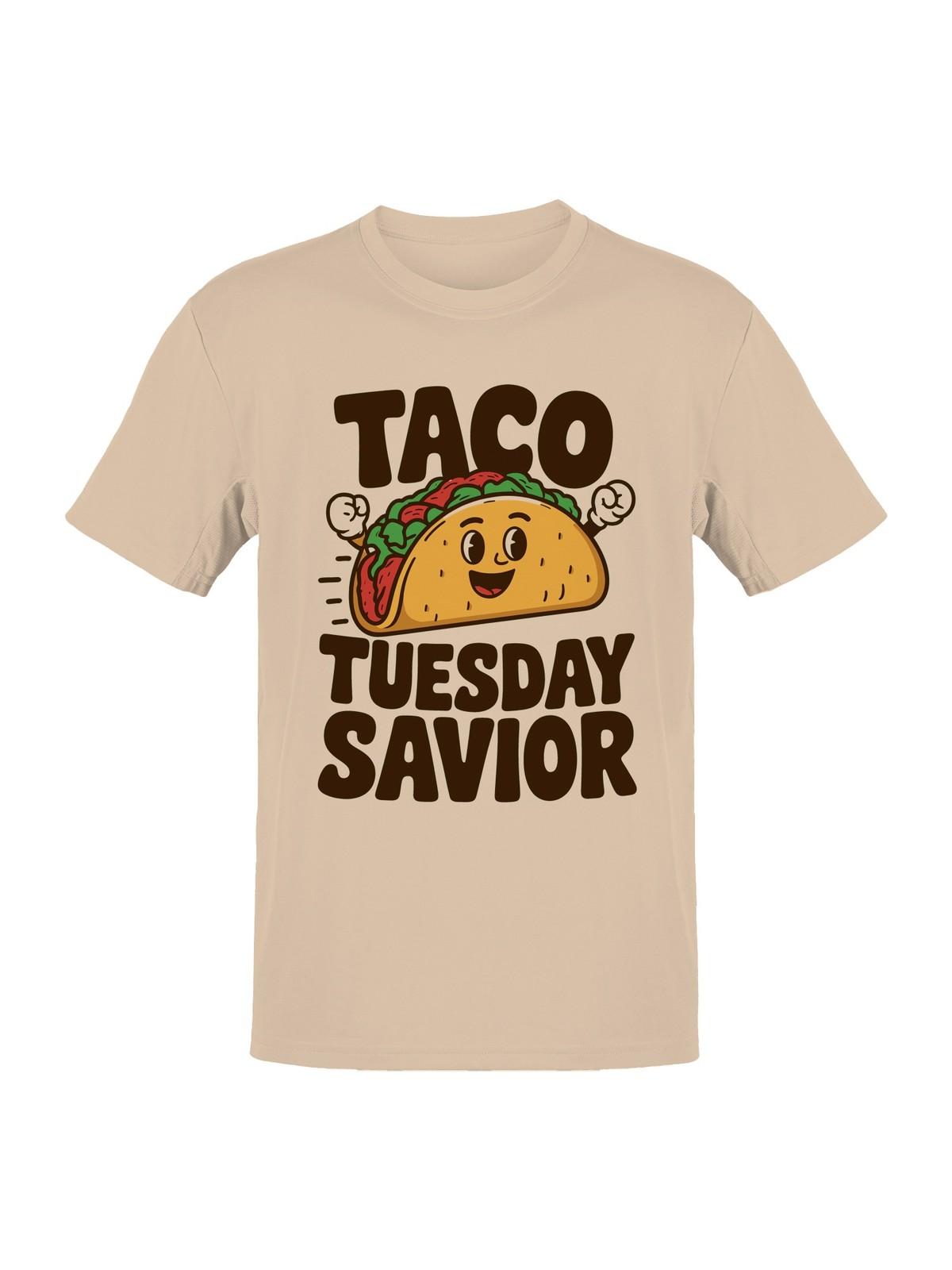 Taco Tuesday Savior Mens T-shirt XXXXL