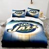 Jazz Basketball Team Bedding Set 3pcs, High Quality Bedding Set Including 1pc Duvet Cover And 2pcs Pillowcases for Bedroom, Dormitory Gift