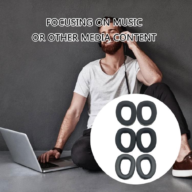 Sound Isolating Ear Pad Ear Cushions for H6Pro Headphone Earpads Easy Installation Design Ear Cover Earcup Cushion