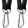 Outdoor Baumschaukelgurte 200 kg Heavy Duty Hakenring Aufhängungsgurt Verbindungsband für Hängematte Boxsack Schaukel Reckstange