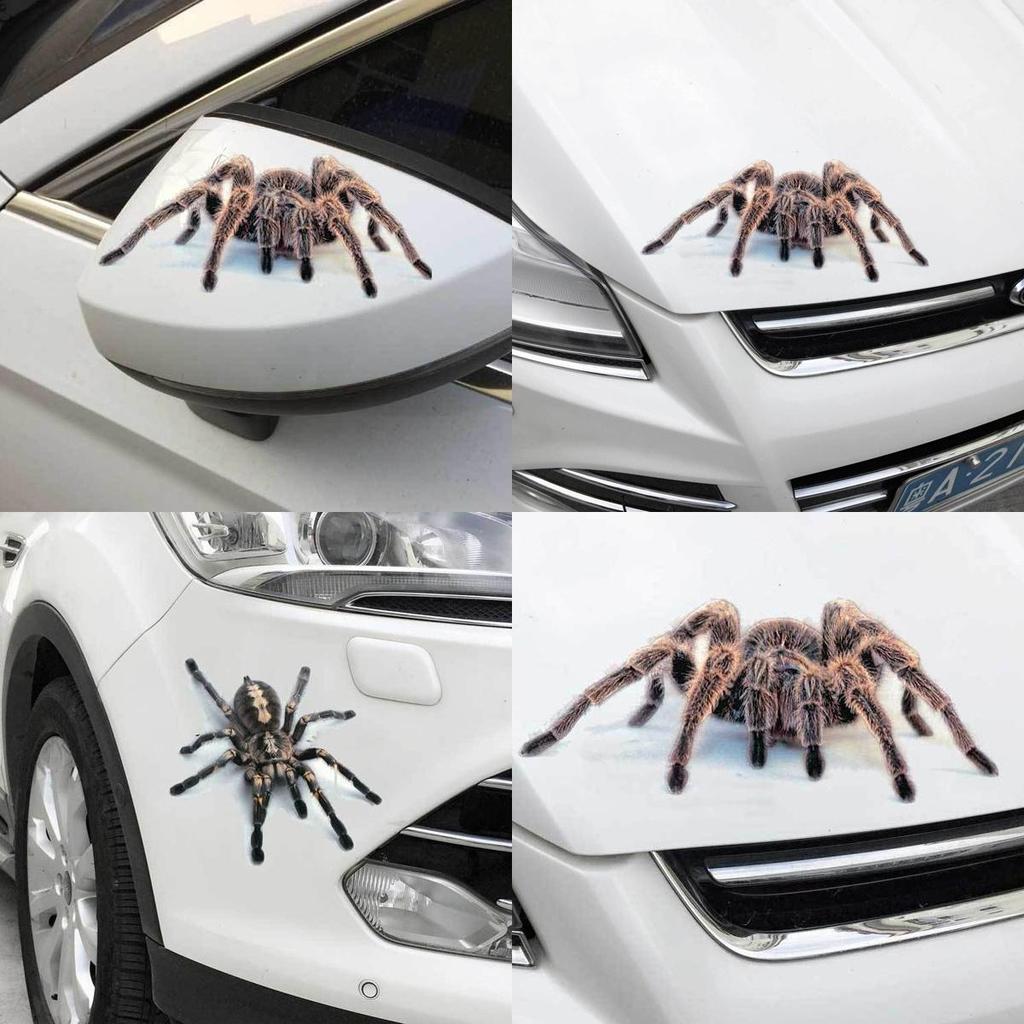 Hochwertige 3D Autoaufkleber mit coolen Spinnenmotiven für eine einzigartige Dekoration