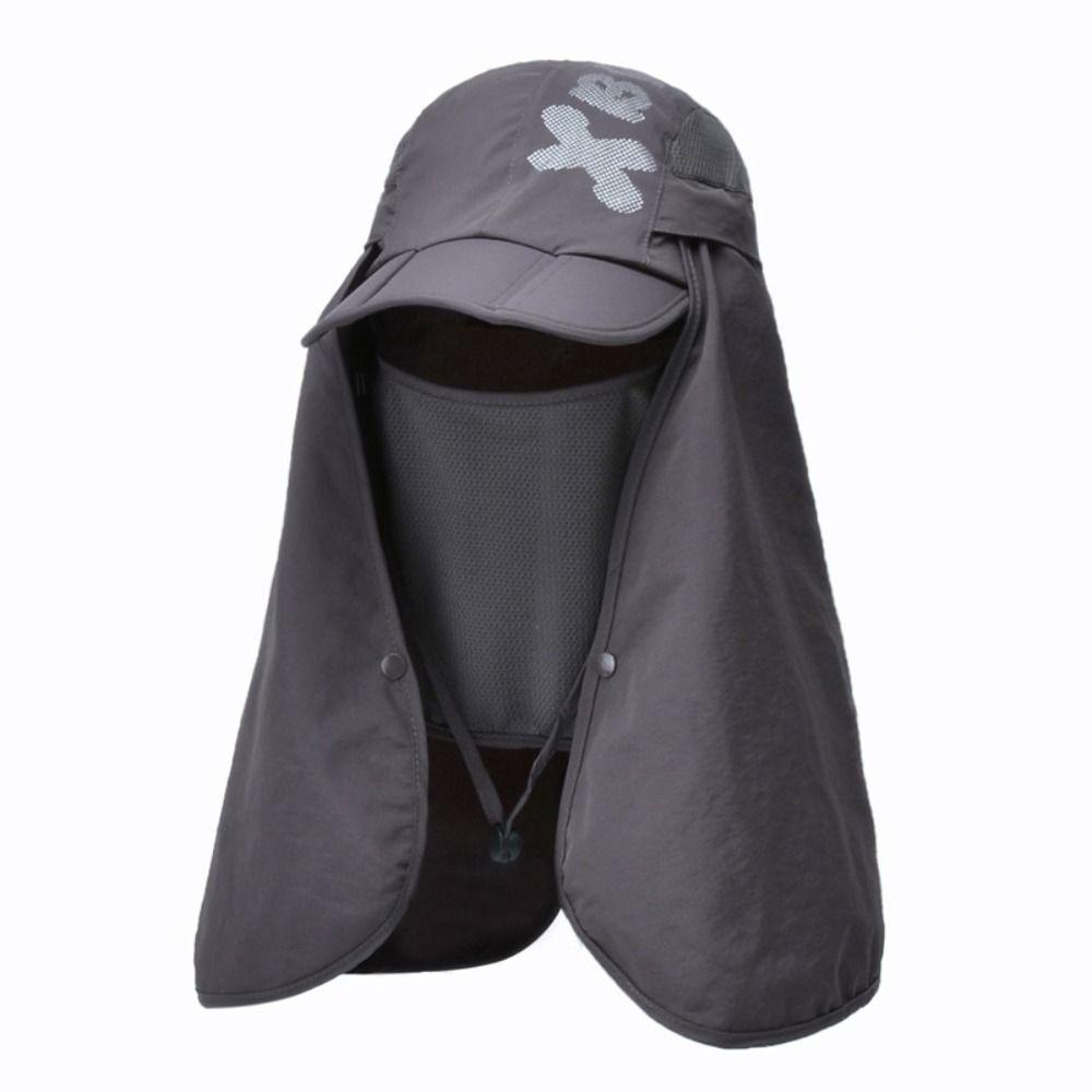 Foldable UV Protection Hiking Cap Quick Drying Quick Drying Sun Hat Summer Hiking Sun Hats  Men