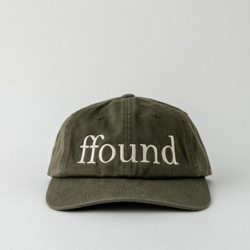 

human & cat FFOUND2 WASHED VINTAGE BALL CAP / KHAKI KHAKI