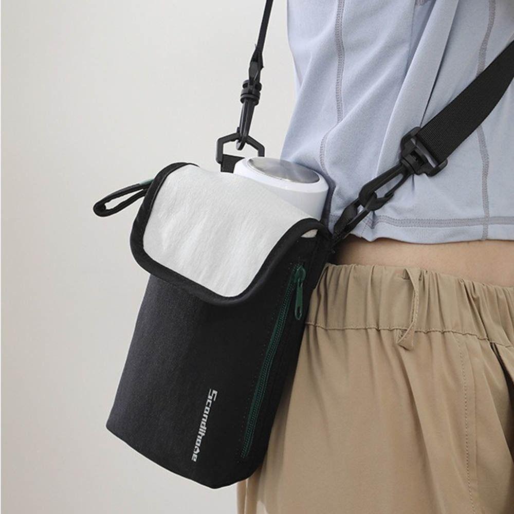 Adjustable Water Bottle Crossbody Bag Waterproof Crossbody Shoulder Bag Women