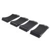 4Pcs Tire Protection Ramp Set Polypropylene Anti Slip Vehicle Storage Ramp Set for Flat Spot and Flat Tire Prevention