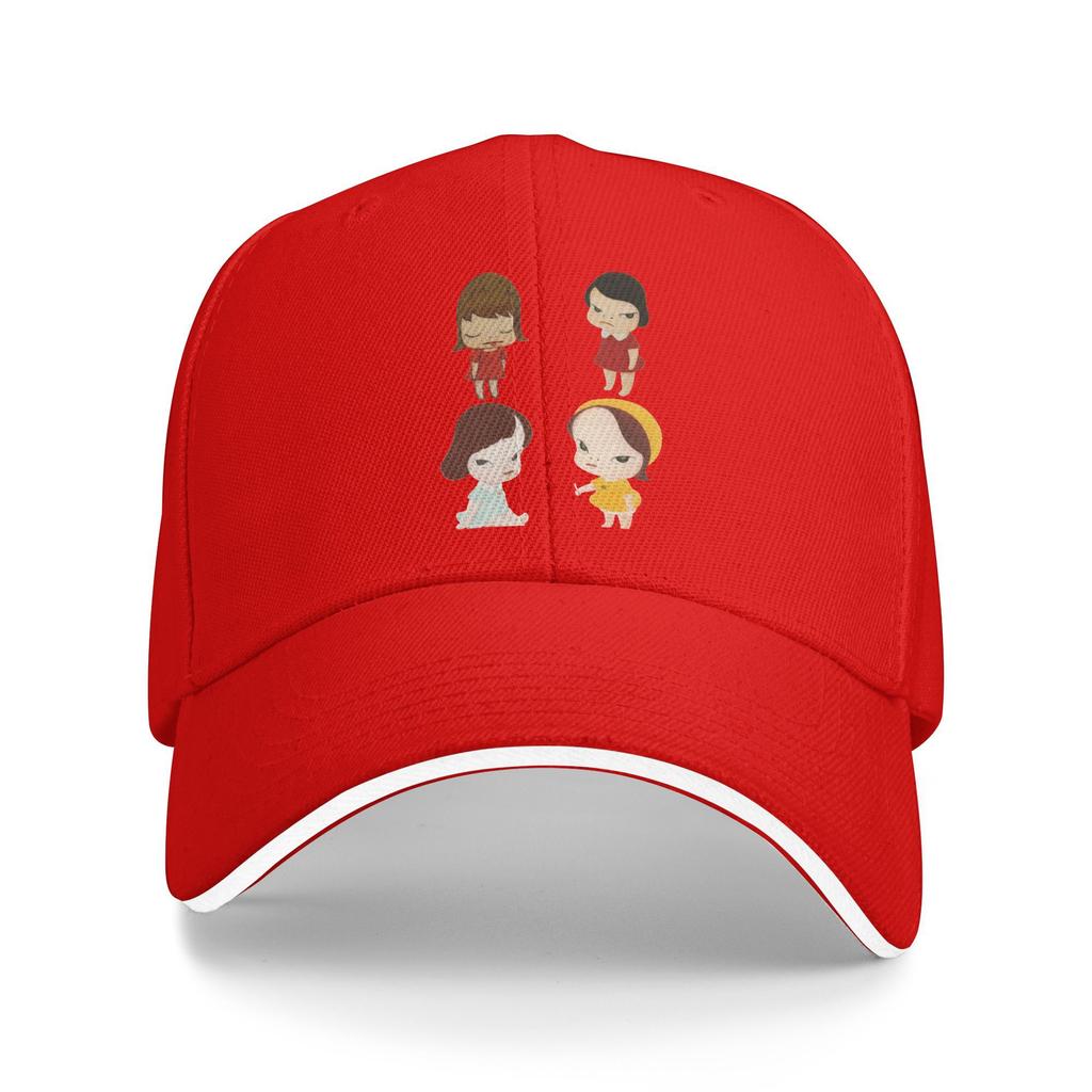 Yoshitomo Nara Cartoon Girls Baseball Cap  Vintage Trucker Hat Summer Unisex Unisex Hunting Camping Baseball Caps