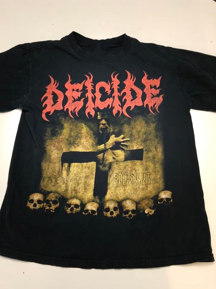 Vintage Deicide Band Bavlna Černé Tričko Unisex Velikosti S až 5XL MQ040 Unisex Tričko