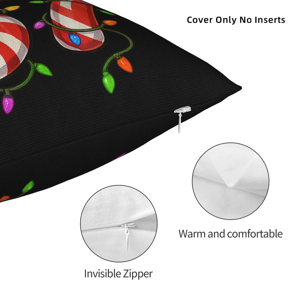 6 7 Christmas 67 Santa  Pillow Cover  Soft Cushion Cover Kawaii Pillow Case For Chair Sofa Home Decor