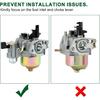 GX200 GX160 Carburetor For Honda GX 160 GX 200 5.5HP 6.5 HP Engine Replaces 16100-ZH8-W61 16100-ZE1-814 16100-ZE1-825 Honda GX 200 Carburetor
