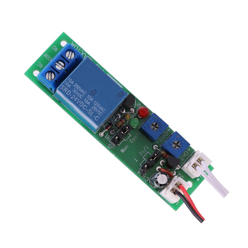 Einstellbare Zyklus-Timer-Verzögerung Ein-/Aus-Schalter-Relaismodul (DC24V,015min)