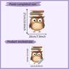 Cartoon Owl Book Wall Sticker Self-Adhesive Removable Kids Room Bedroom Home Decor