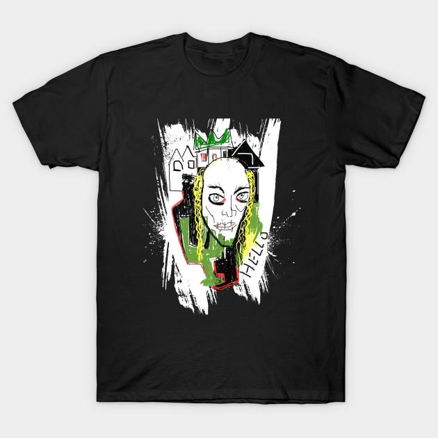 Men Black Print T-shirt Rocky Horror Riff Raff No-Cut Transfer Paper Print Cotton Tshirt 3XL чёрный
