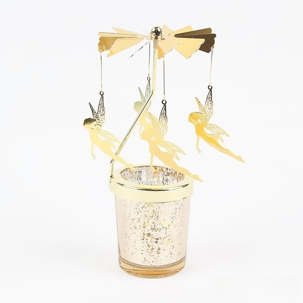 Home Decoration Carousel Candle Stand Christmas Gift Candle Holders Home