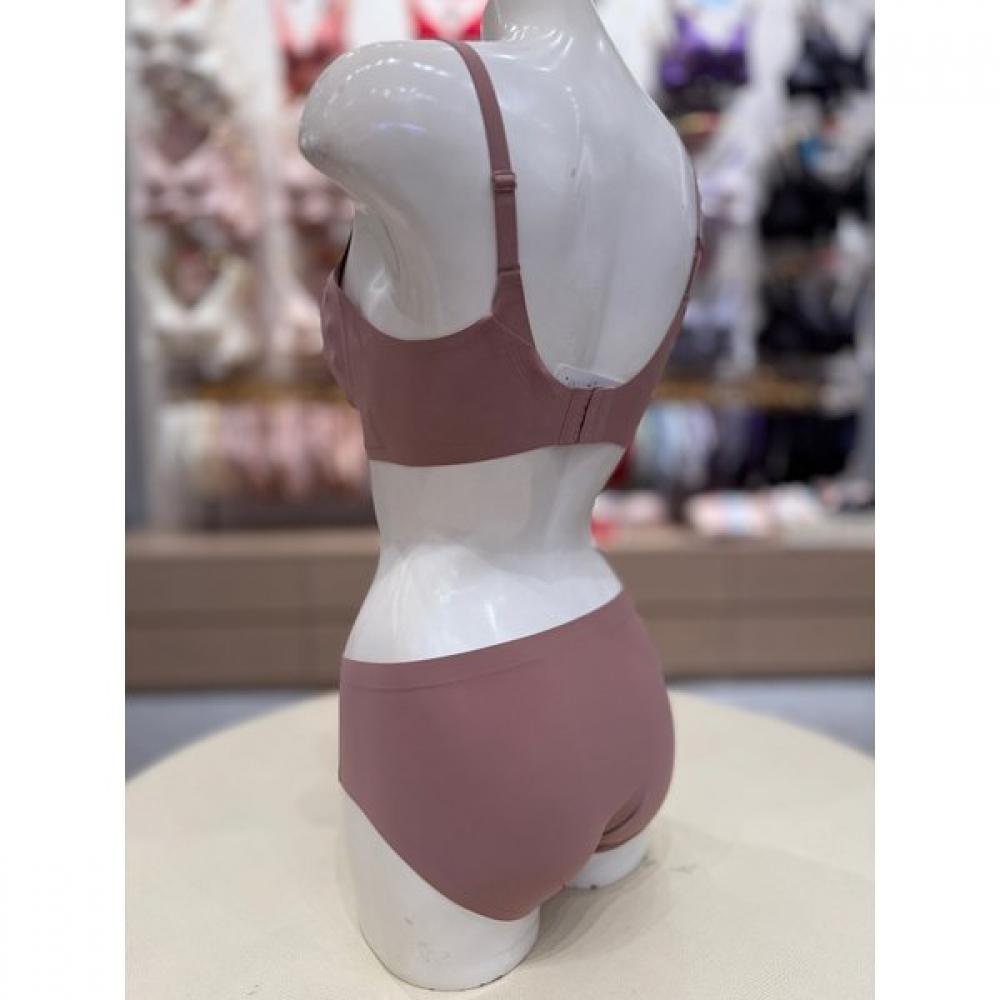 Triumph Seamless No Wire Bra Set Brown  Tewbr611tewbp611br 