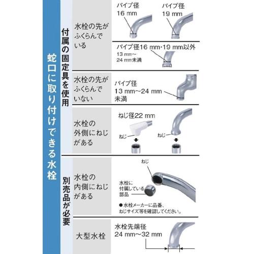 Panasonic Mizutopia Faucet-Mounted Water Purifier, White, TK-CJ01-W