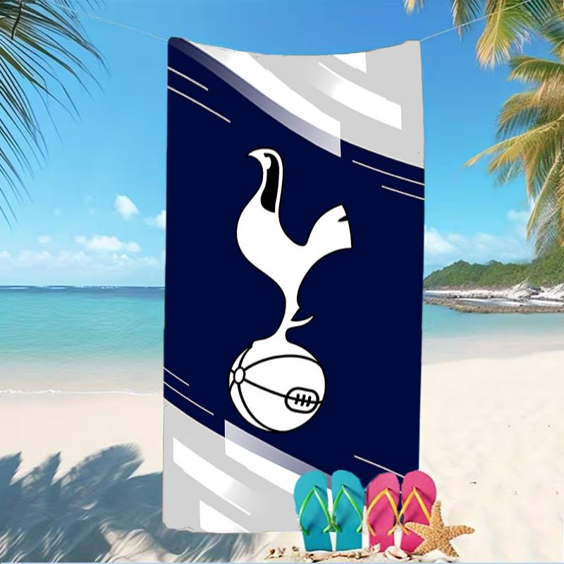 Beach Towel with Tottenham Hotspur F.C Pattern - soft,absorbent,machine washable Lightweight&Modern,swimming,Travel Essentials