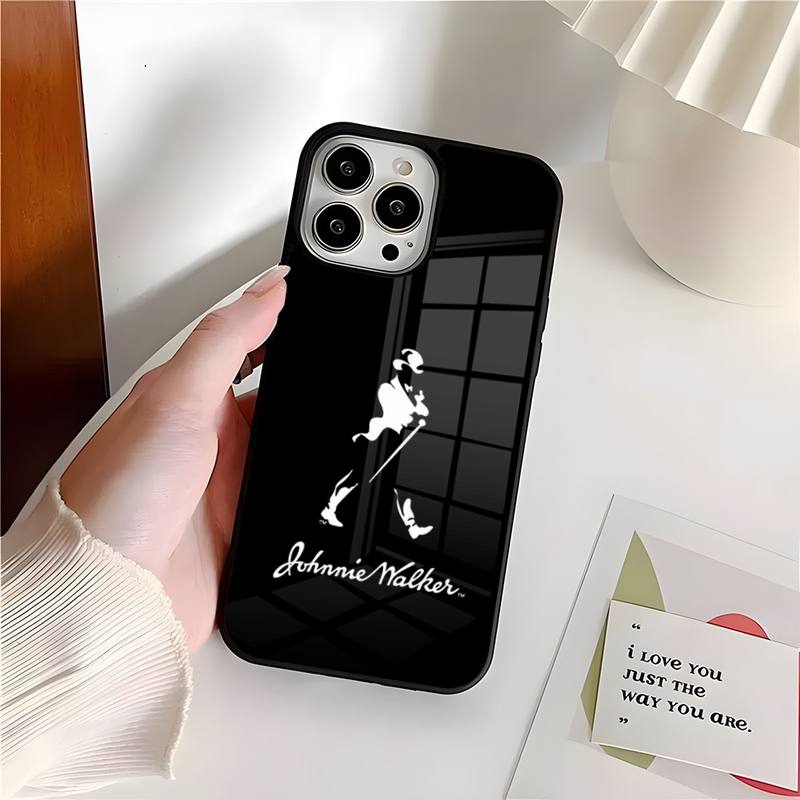 

Johnnie Walker Logo Phone Case PC+TPU For Apple Iphone 14 Pro 13 11 12 Mini 6 8 7 Plus X Xs XR Max Luxury Design Back Cover 7 or 8 or SE2020