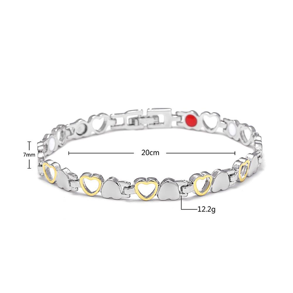 Women Bracelet Heart Shape Magnetic Bracelet Jewelry Gifts