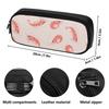Structured PU Leather Pen Case with Internal Divider Pocket for Campus Work and Vacation for Students and Professionals