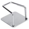 U Shaped Stainless Steel Sponge Holder Sink Draining Rack Shelf Kitchen OrganizerSilver