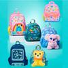 Smiggle Sac à dos léger pour enfants École Design Dessin Animé Doublure en Nylon Bretelles Rembourrées Réglables Tailles Moyenne Mini