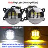 2 Pieces 30W 6000LM LED Fog Light Angel Eye Daylight For Suzuki Swift Sport 2007-2020 H11 Canbus Car Front Fog Lamp DRL Assembly