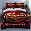 Logo del Arsenal con rueda. Juegos de cama Juegos de fundas nórdicas Fundas nórdicas Fundas de almohada(1 * Funda de edredón 2 * Fundas de almohada, sin relleno de edredón)