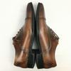 USED/Queen Classic Made In Japan Long Nose Straight Tip Business Shoes Brown Size 40 (25.0)