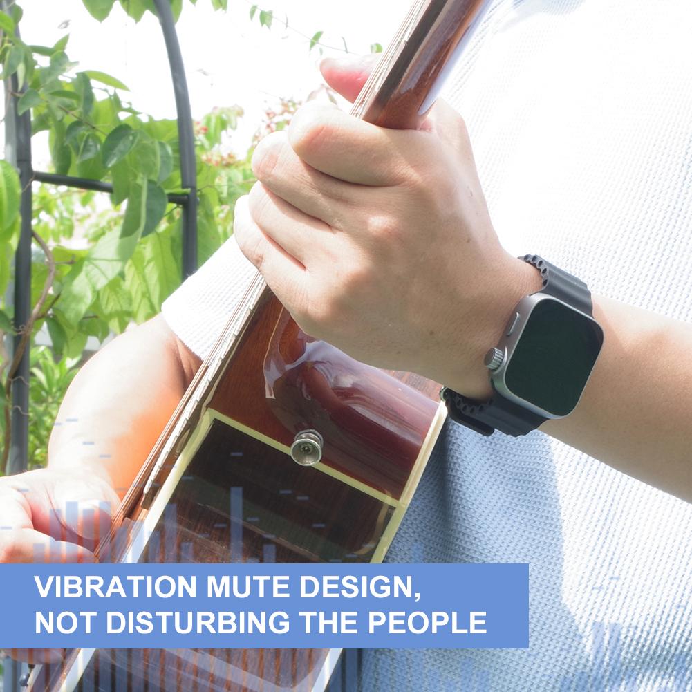 Wearable Vibrating Metronome 40-240 Bpm Smart Instruments Pulse Beat Counting Watch For All Guitar Piano Drums