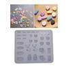 Silicone Epoxy Resin Quicksand Hollow Mold for Keychain Pendant Jewelry Making