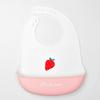 Babador de silicone à prova d'água para bebês - Babador de arroz descartável grande