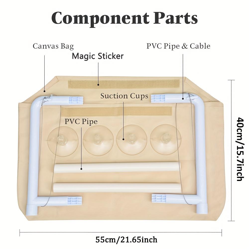 Bequemer Fenstersitz für Katzen – gemütliches, am Fenster montiertes Hängebett für Katzen