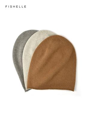 Solide reine Kaschmirmützen Männer Frauen warme Wollmütze Herbst Wintermütze Erwachsene Beanie Beanies gestrickt Luxus Geschenk
