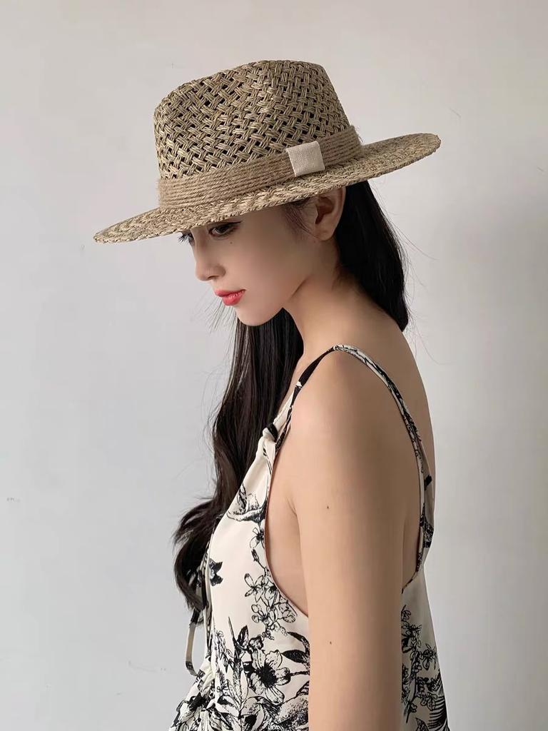 Módní letní Panama Jazz Fedora Klobouk Designérský klobouk Venkovní volný čas Plážový klobouk Vysoká kvalita Sombrero Mujer Playa