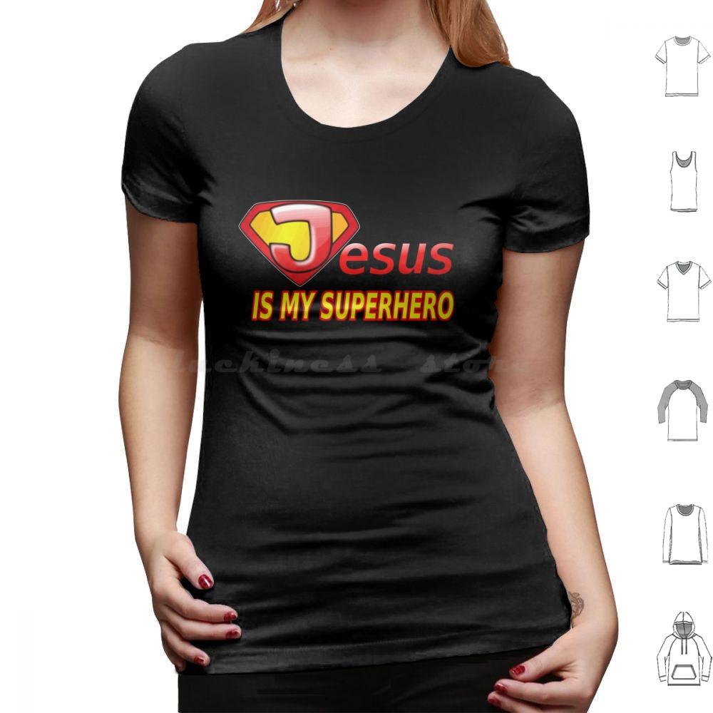 Jesus Ist Mein Superheld T-Shirt Baumwolle Herren Damen DIY Druck Jesus Ist Mein Superheld Jesus Christus Lustig Christlich Jesus Ist Mein