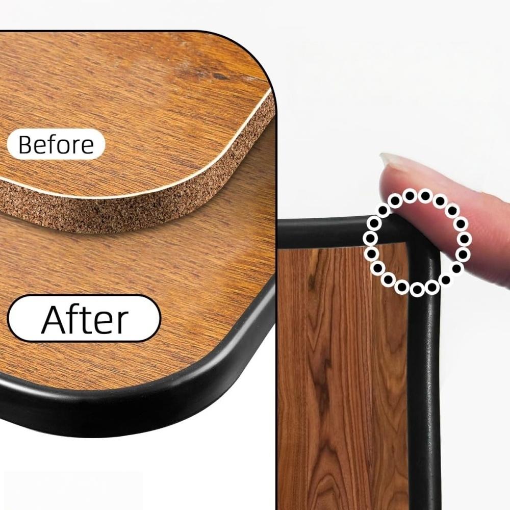 1pc 10mX18mm U-Shape Edge Banding Self Adhesive Veneer Edging Furniture Edge Protector for Cabinet Repair Furniture Restoration